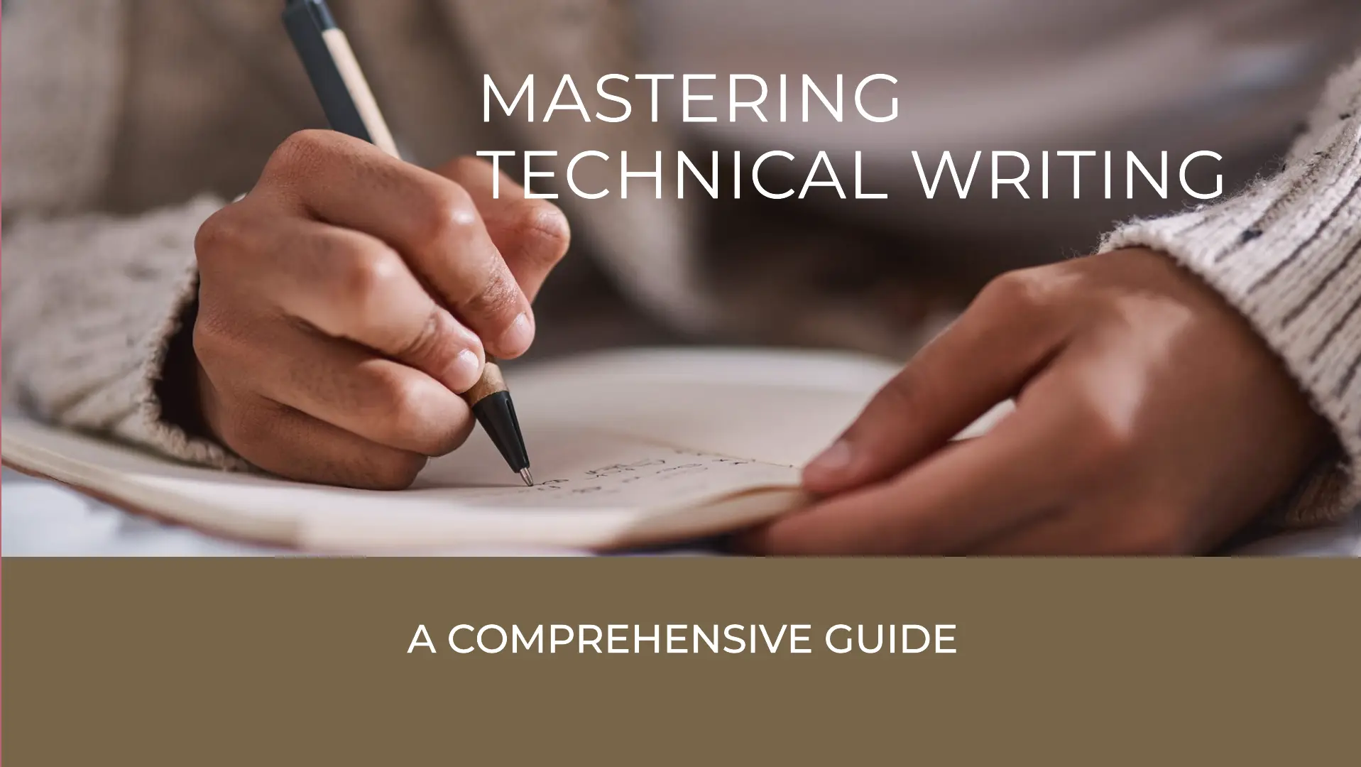 Mastering the Art of Technical Writing Image Banner